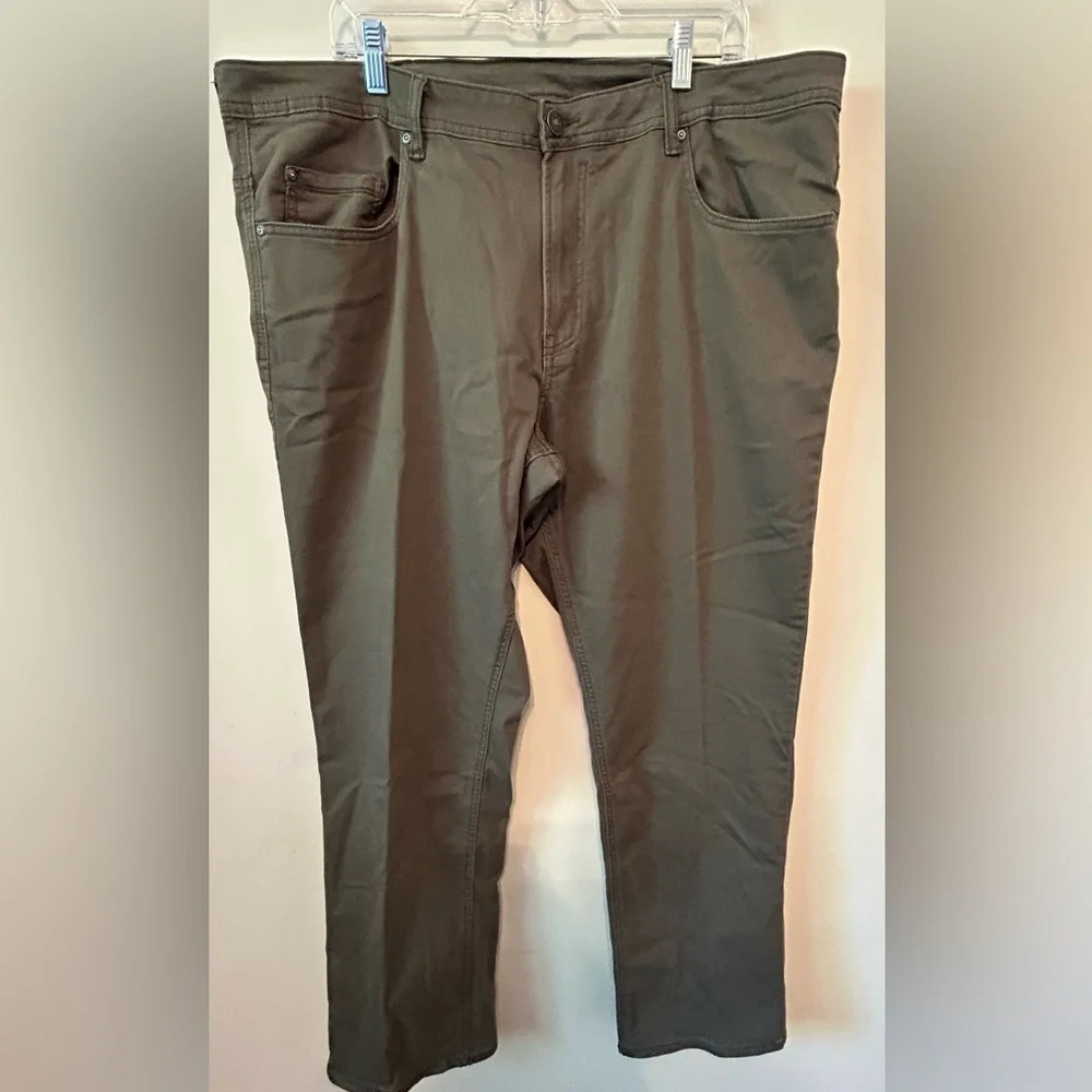 Buffalo David Bitton Jeans Mens 42 X 32 Green Archer Slim‎ Stretch Casual